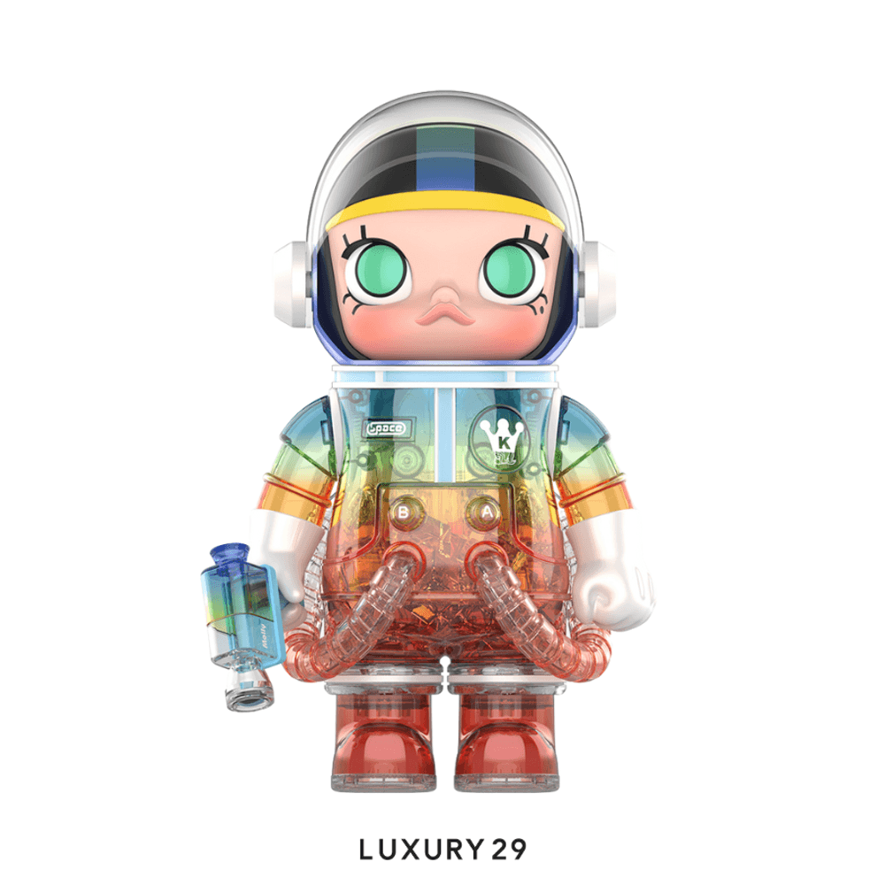 POP MART MEGA COLLECTION 400% SPACE MOLLY Soft Drink Series POP MART MEGA COLLECTION 400% SPACE MOLLY Soft Drink Series