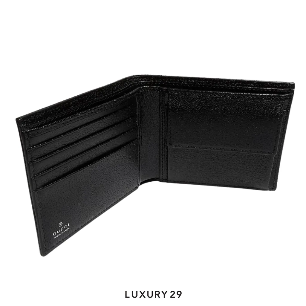 Gucci Essence Classic coin wallet Black(Small, Black)