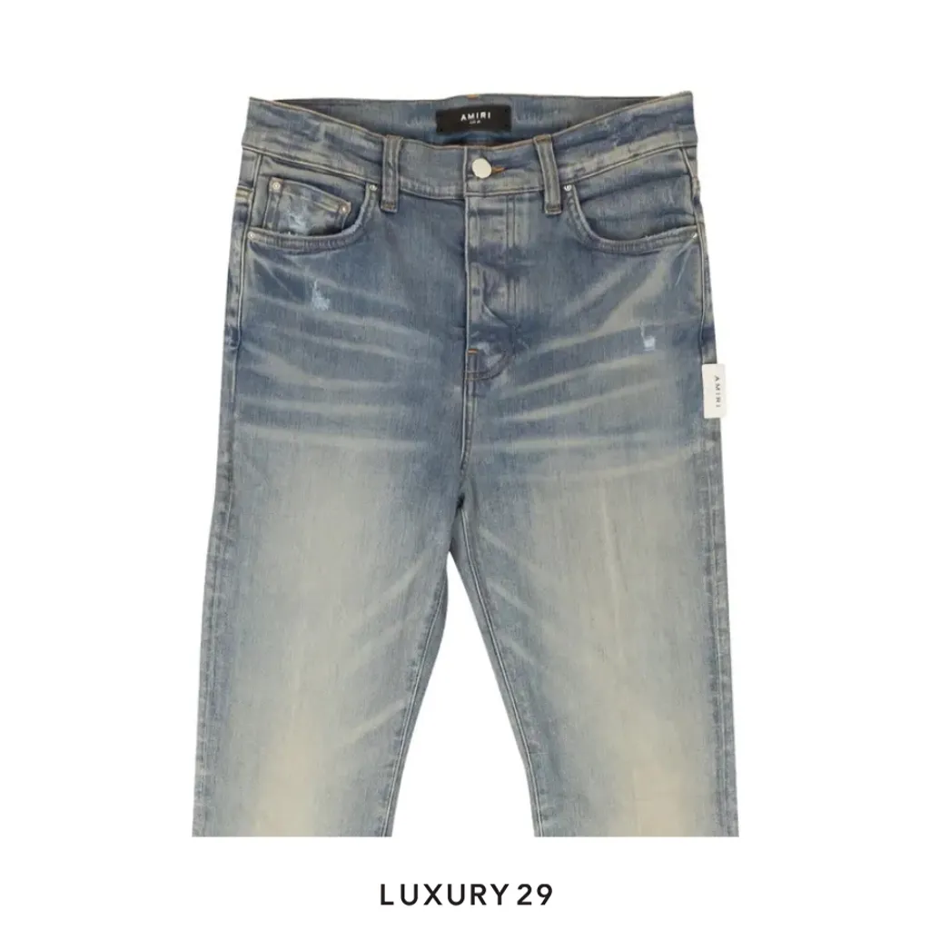 AMIRI STACK FLAIR JEAN CLAY INDIGO(M, Blue)