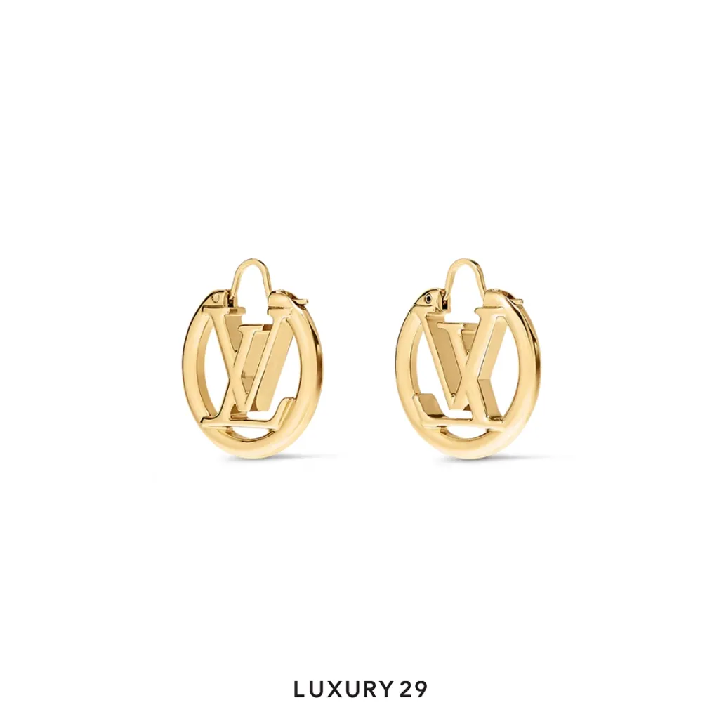 Louis Vuitton LV Louise PM Earrings Gold(Free Size, Gold)