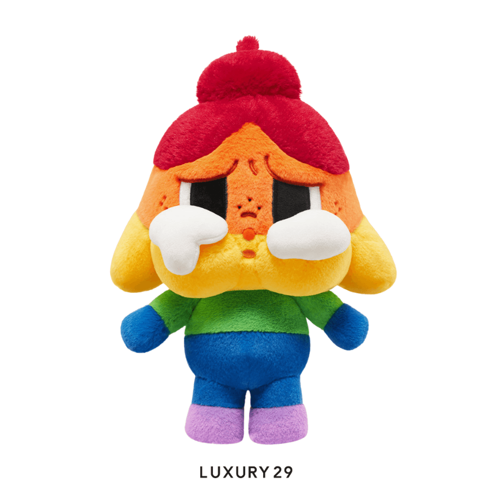 POP MART CRYBABY CHEER UP, BABY! SERIES-Plush Doll(Large, Multicolour)