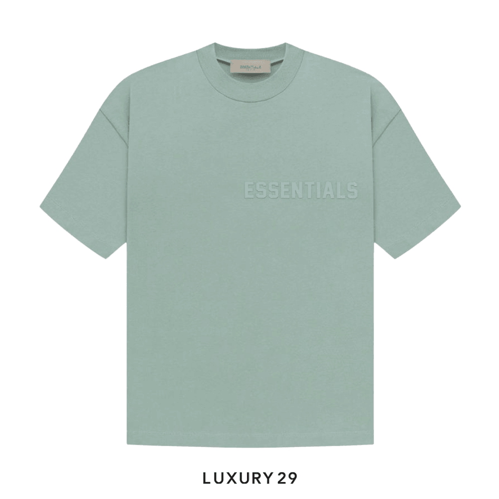 Essentials Fear Of God T-Shirt Sycamore (SS23)(XS, Green)
