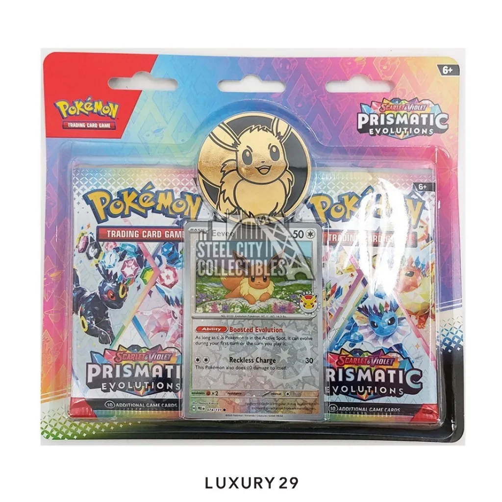 Pokemon TCG: Scarlet & Violet Prismatic Evolutions 2-Pack Blister (EN)(Small, Multicolour)