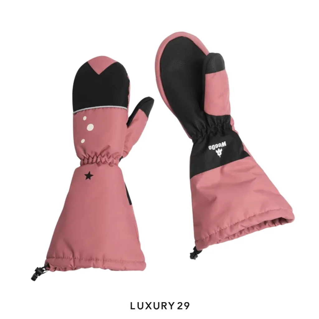 Weedo Kids Mitten OH DEER Pink(S, Pink)