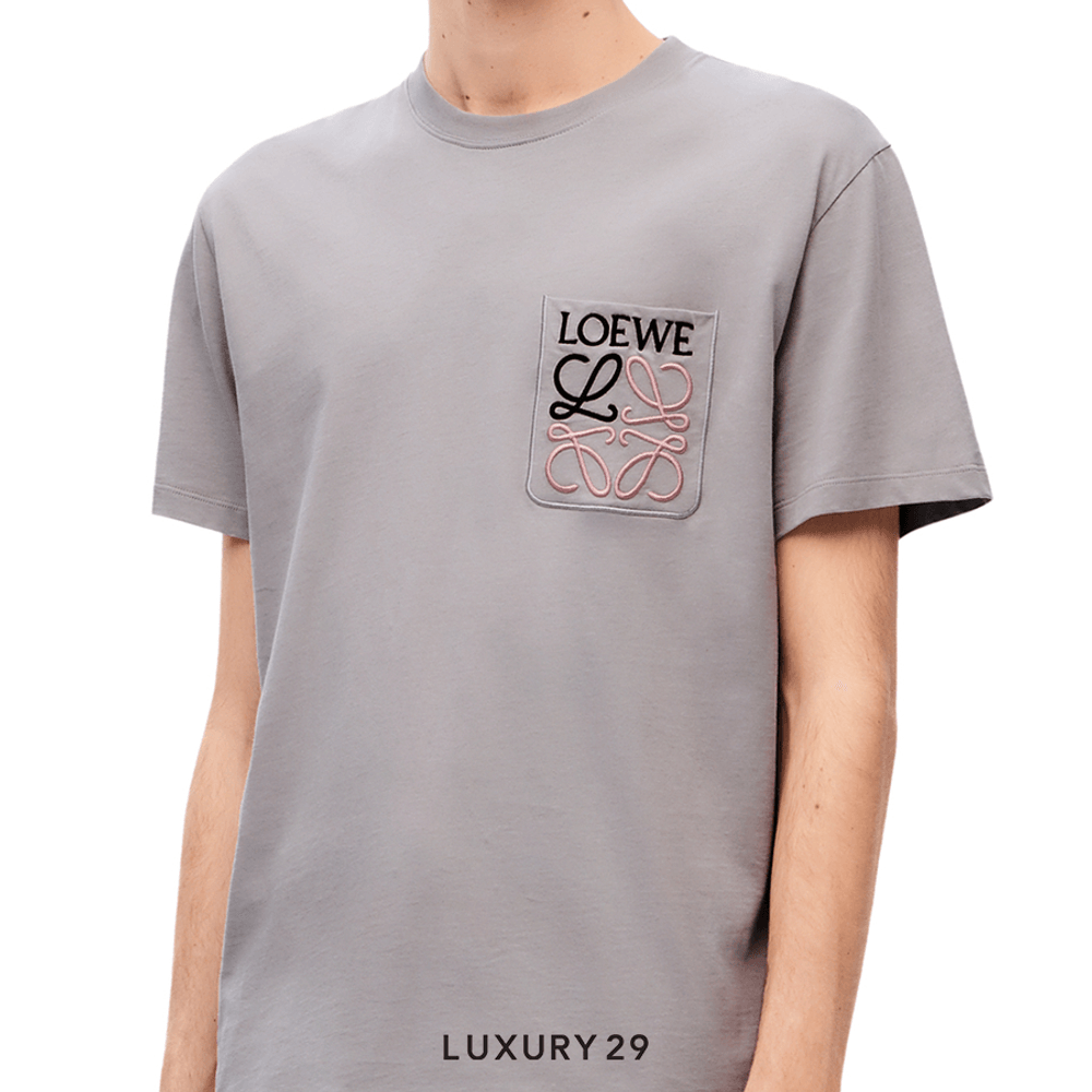 Loewe Relaxed fit T-shirt in cotton Medium Grey(M, Grey)
