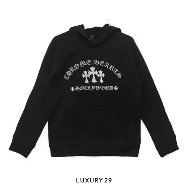 Chrome Hearts Hollywood Black Hoodie