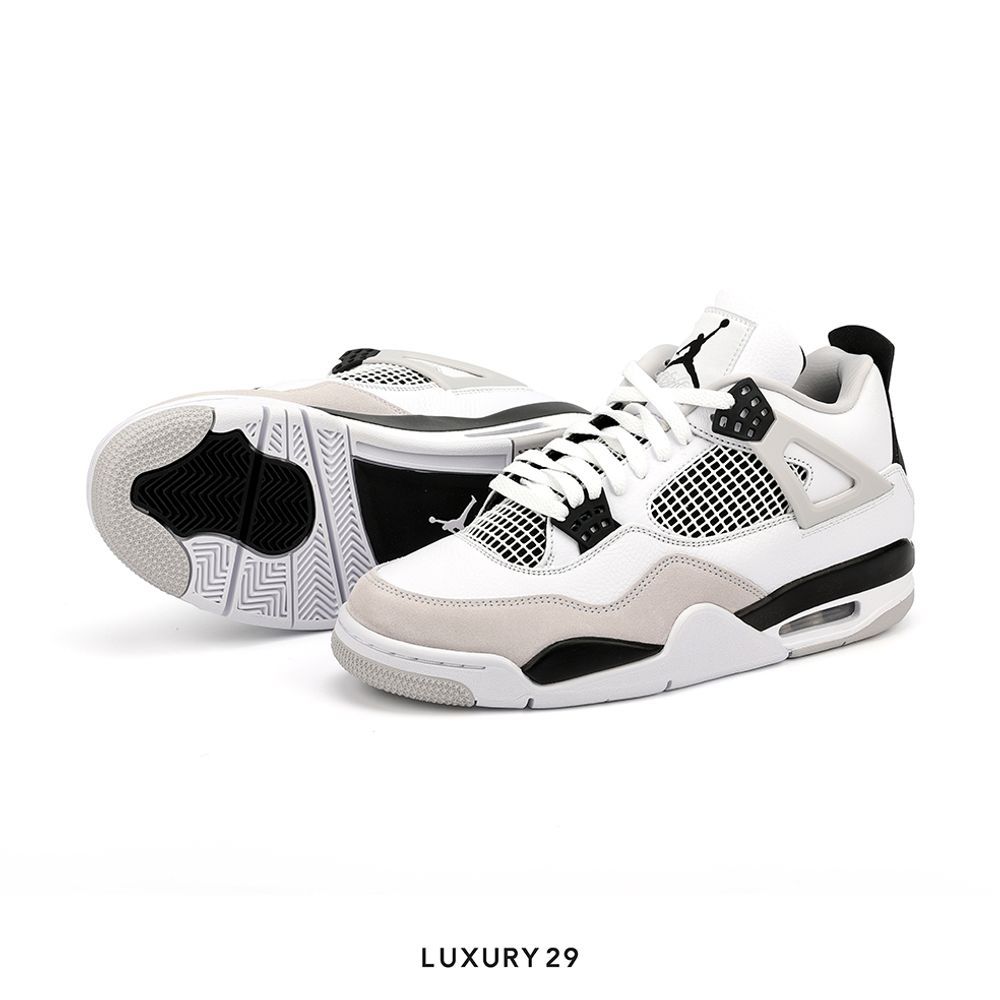 Nike Jordan 4 Retro Military Black(45, Black)