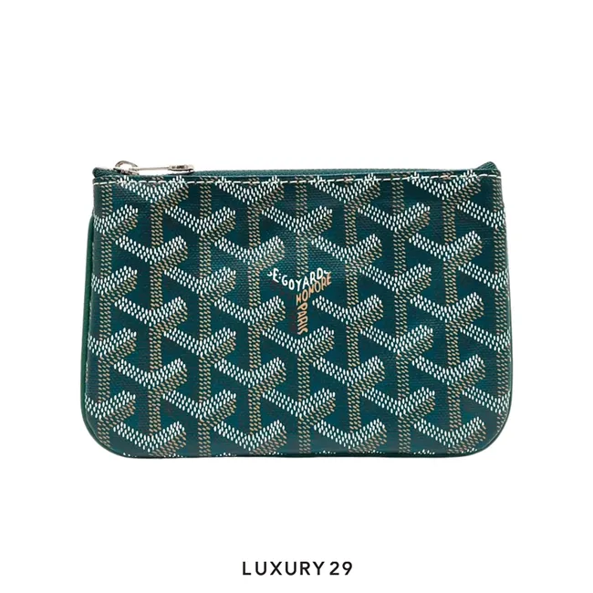 Goyard Senat Mini Pouch Green