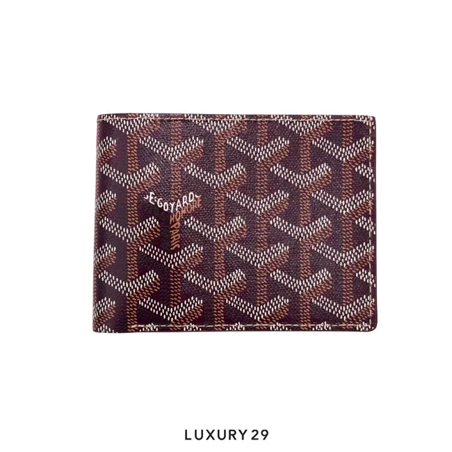 Goyard Victoire Wallet Burgundy