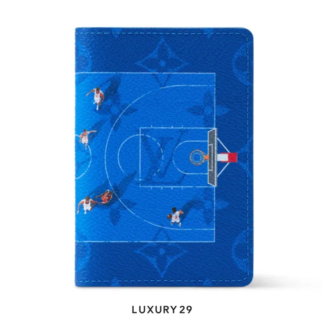 Louis Vuitton LV Pocket Organizer Wallet Blue