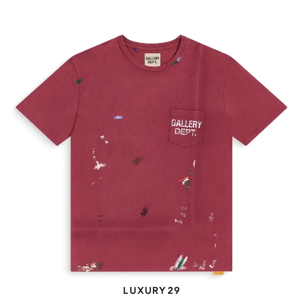 Gallery Dept. Vintage Logo Painted Tee Brick(M, Red)