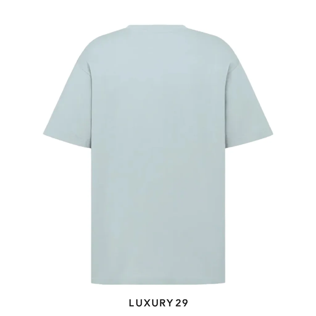 Dior Heart Relaxed-Fit T-Shirt Gris(M, Grey)