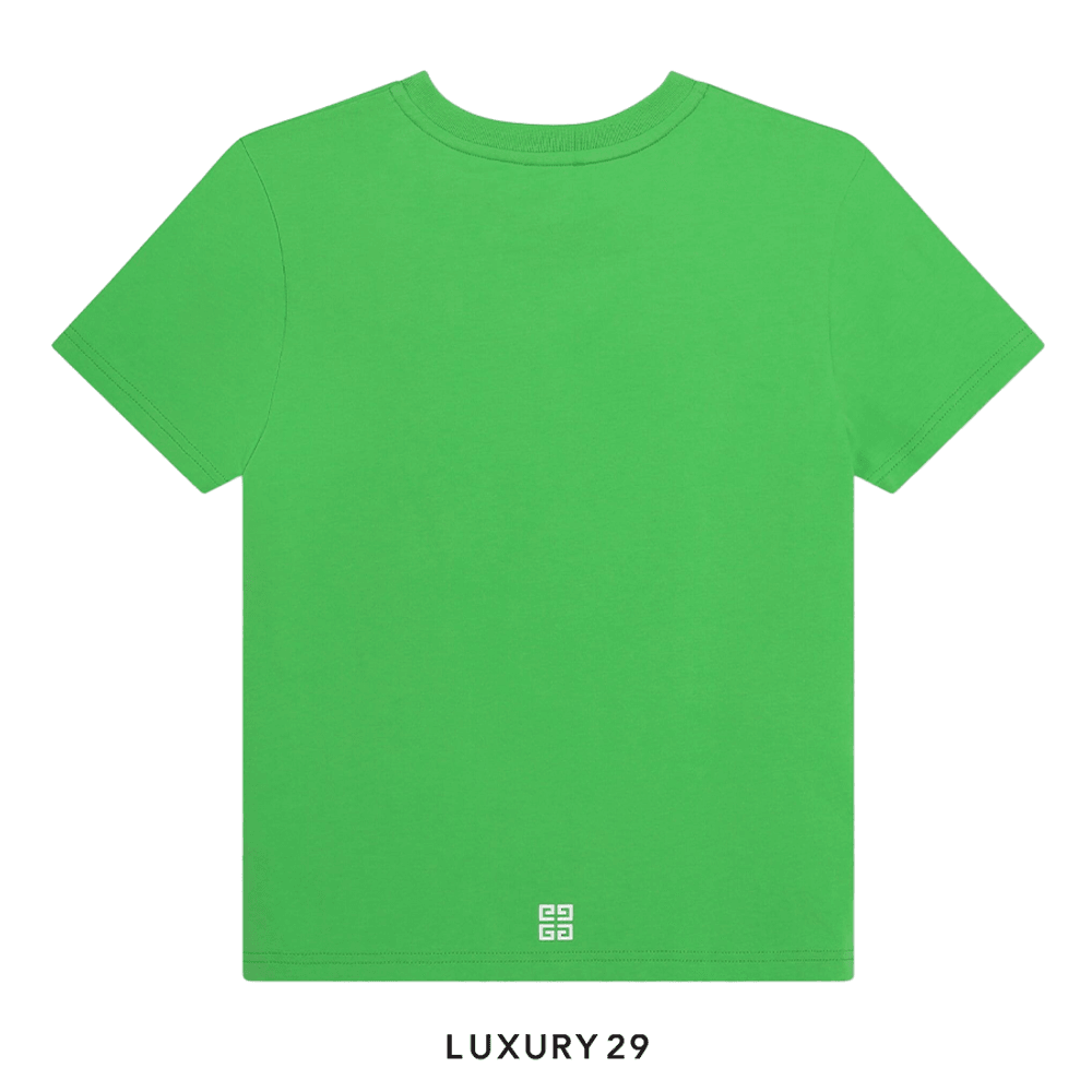 Kid GIVENCHY T-Shirt Kids Flash Green(12A, Green)