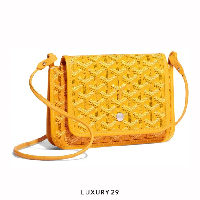 Goyard Plumet Pocket Wallet Yellow