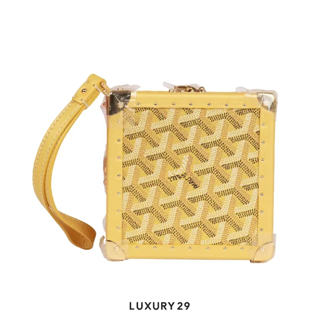 Goyard De Trunk Bag Gold