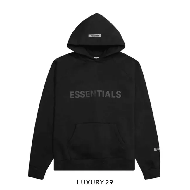 Essentials Fear Of God Hoodie Black  (SS20)