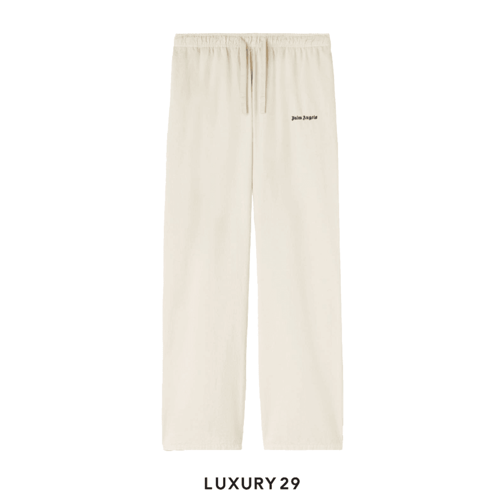 Palm Angels embroidered-logo track pants(5XL, Neutrals)