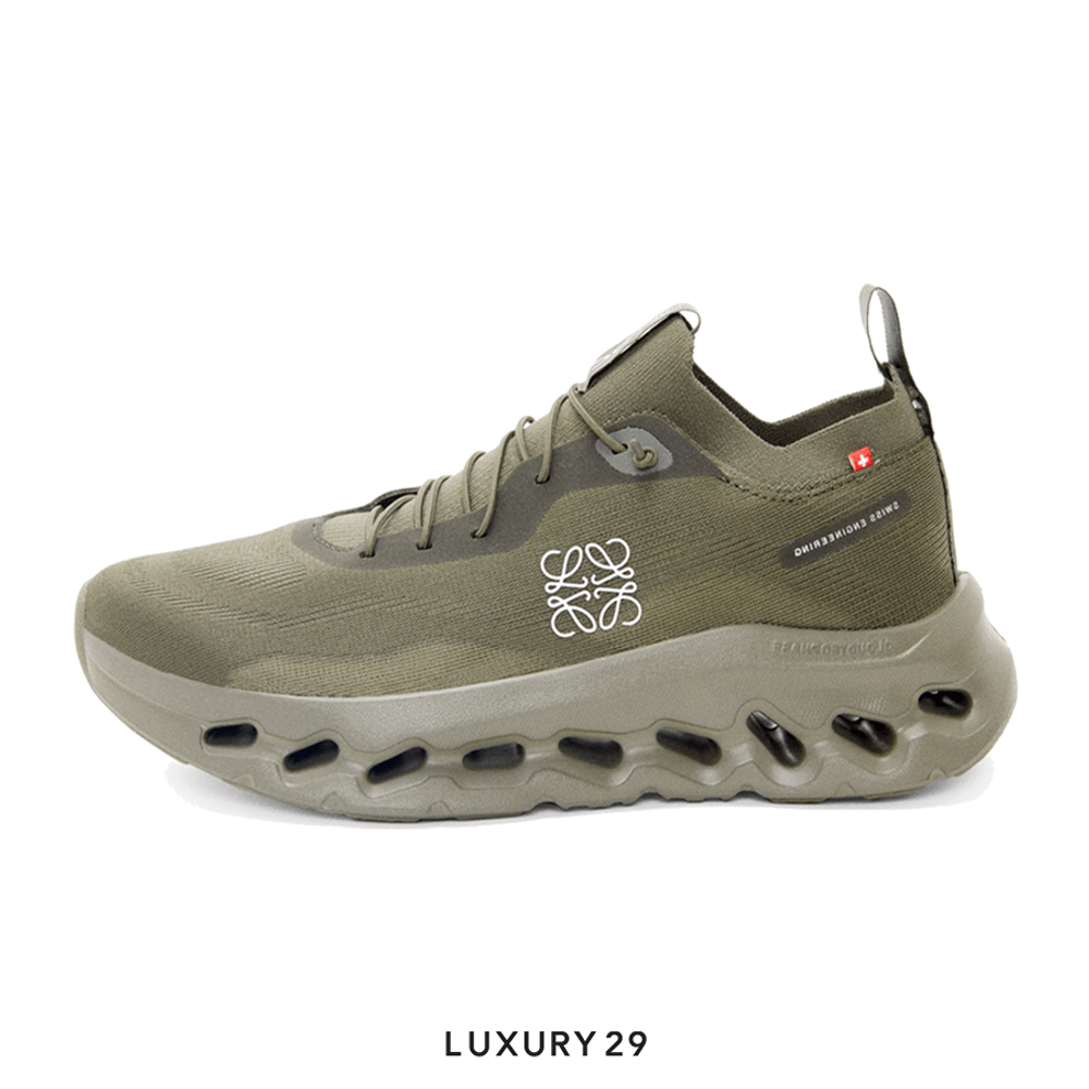 On x Loewe Cloudtilt sneaker Khaki Green(W)(39, Green)