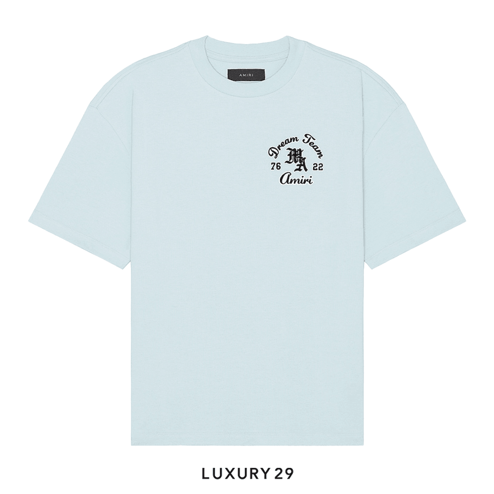 Amiri Dream Team Oversized Tee(2XL, Blue)