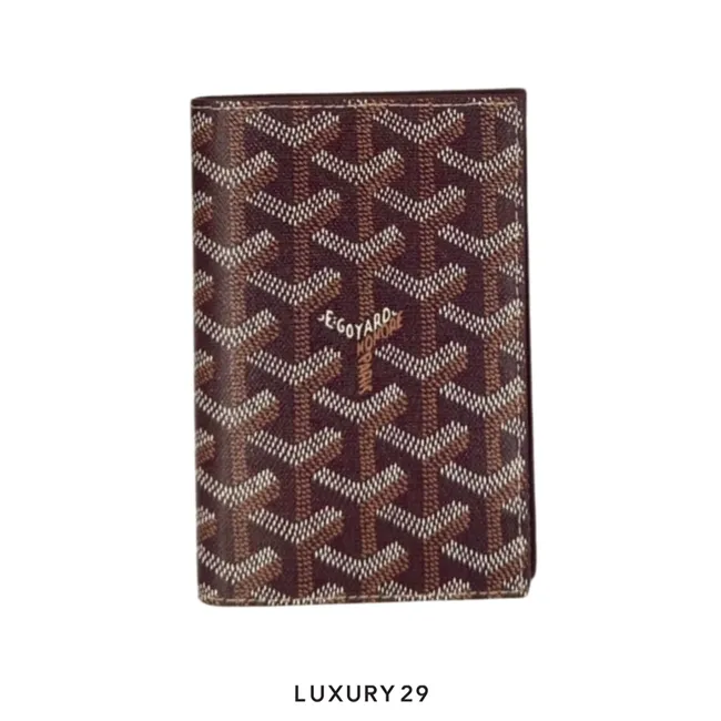Goyard Saint-Marc Card Wallet Burgundy