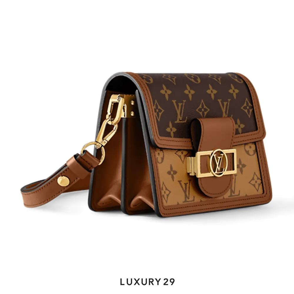 Louis Vuitton LV Dauphine Mini Bag(Mini, Brown)