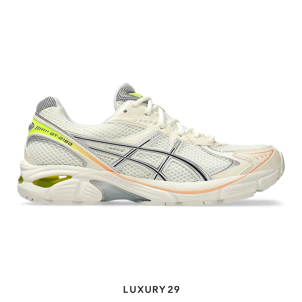 ASICS GT-2160 Paris Cream, Safety Yellow(M)(40.5, White)