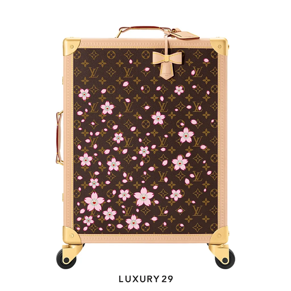 Louis Vuitton LV x TM Rolling Trunk Bag Brown(Large, Brown)