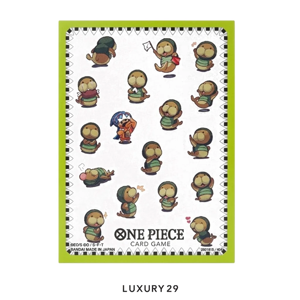 One Piece LIMITED CARD SLEEVE LIMITED EDITION vol.4 Kung Fu Jugon & Karoo(Small, Multicolour)