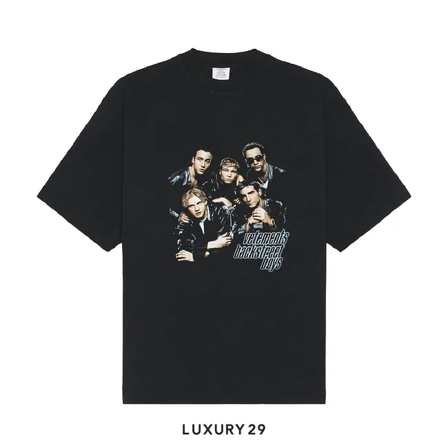 Vetements 'Backstreet Boys' T-Shirt Black