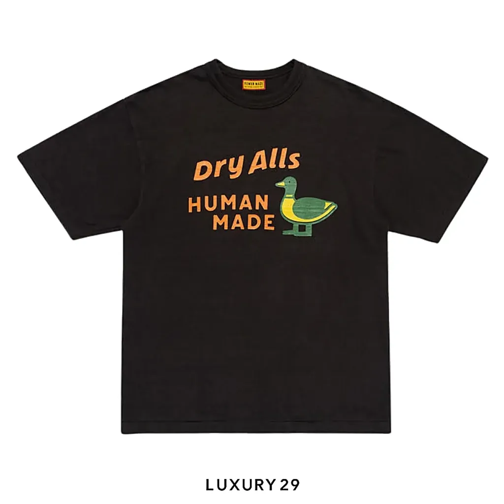 Human Made Graphic T-shirt Dry Alls Duck Black(S, Black)
