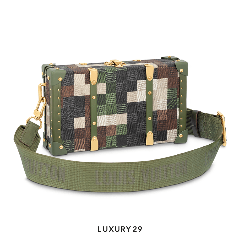 Louis Vuitton LV Wallet Trunk Damoflage(Small, Green)