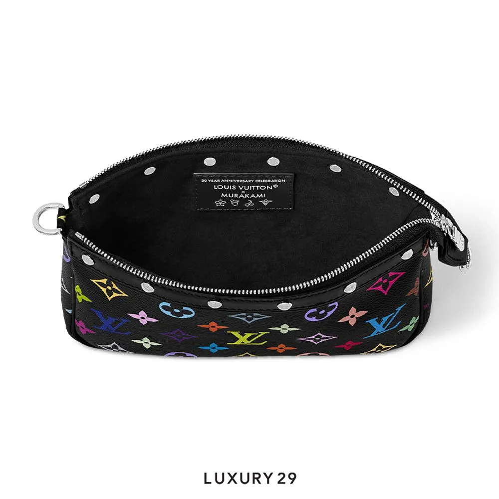 Louis Vuitton LV x TM Pochette Accessoires Multicolore Noir(Small, Black)