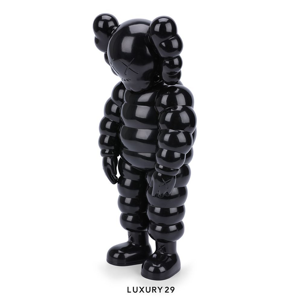 ◎MEDICOM TOY KAWS WHAT PARTY BLACK◎ Medicom Toy KAWS What Party Vinyl Figure Black
