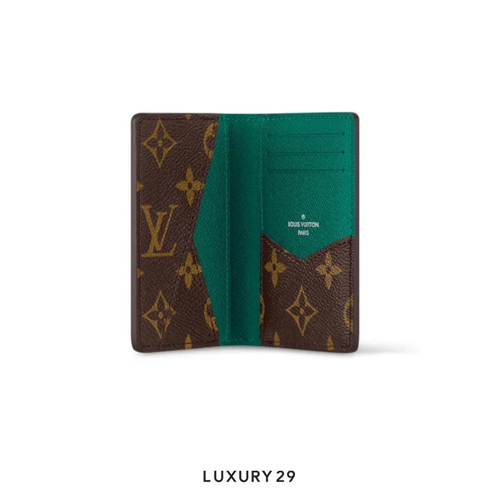 Louis Vuitton LV Pocket Organizer Borneo Green(Small, Green)