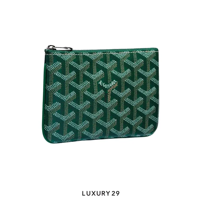 Goyard Senat Mini Pouch Green