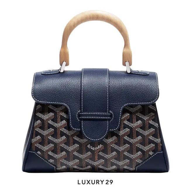 Goyard Saigon Souple Mini Bag Navy Blue