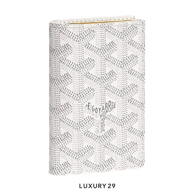 Goyard Saint-Pierre Card Wallet White