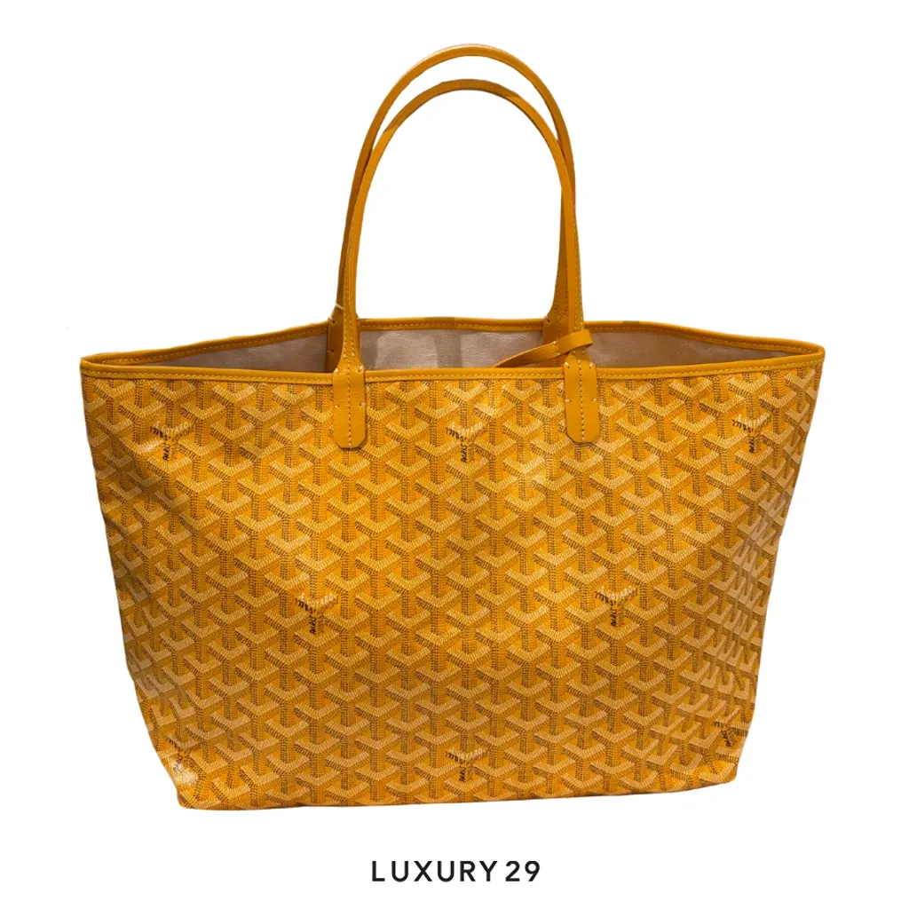 Goyard Saint Louis PM Bag Yellow(Small, Yellow)