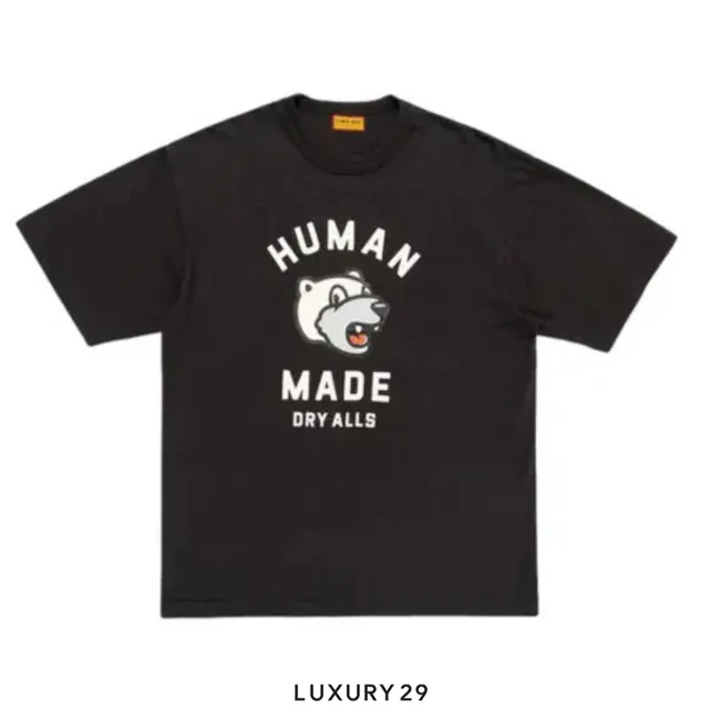 Human Made Graphic Polar Bear Head T-shirt Black