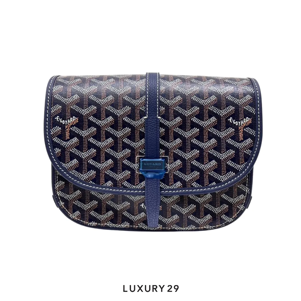 Goyard Belvedere PM Bag Navy Blue(Small, Blue)