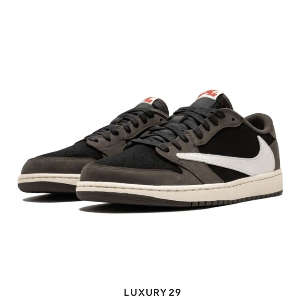 Nike Jordan 1 Retro Low OG SP Travis Scott Mocha(41, Brown)