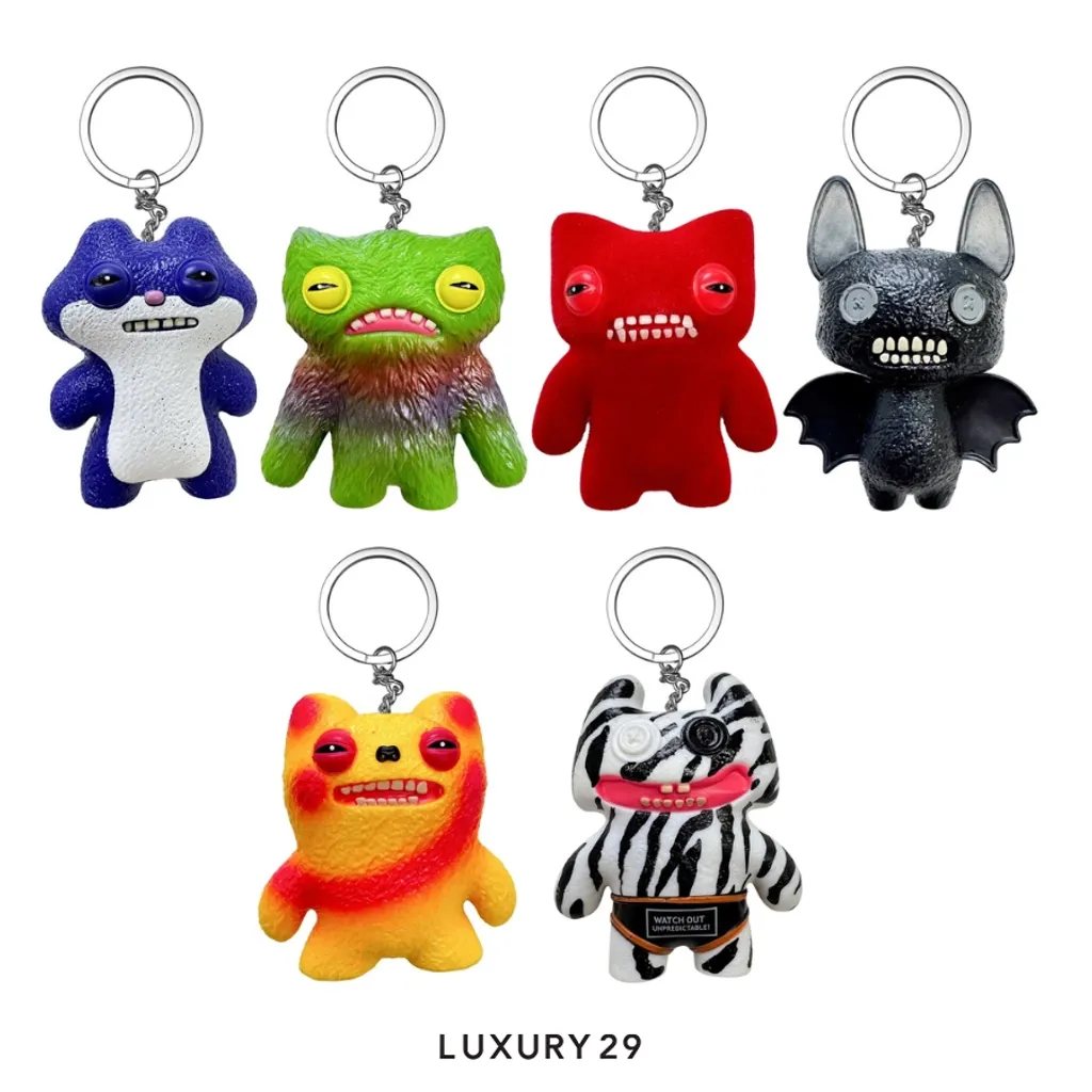 Fuggler Funny Ugly Monster Collectible Keychain Series 2(Small, Multicolour)