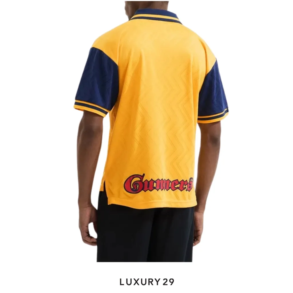 Arsenal Classics Retro 1997 Away Shirt Yellow(M, Yellow)