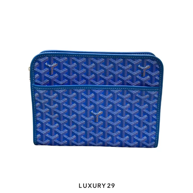 Goyard Jouvence MM Toiletry Bag Sky Blue
