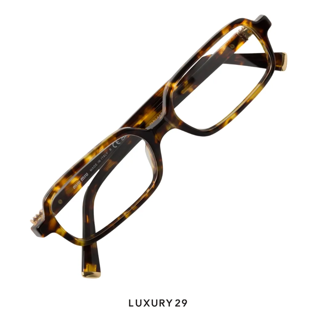 Miu Miu Regard sunglasses Blue-ray Transparent Lenses(Free Size, Brown)