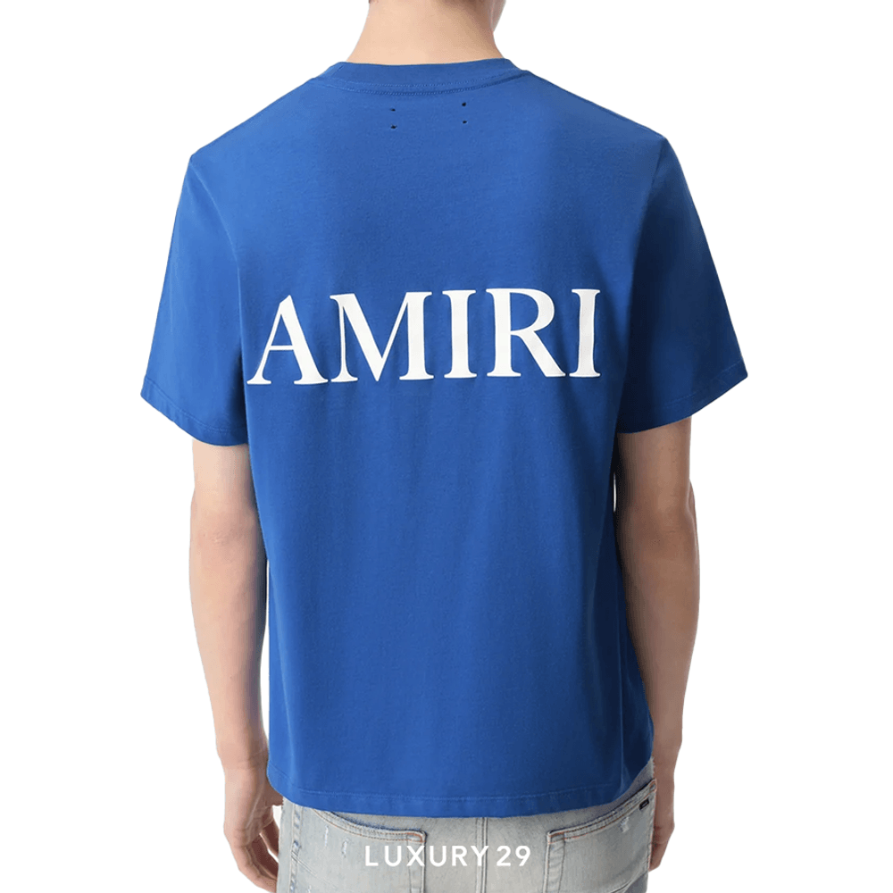 Amiri MA CORE LOGO TEE BLUE(2XL, Blue)