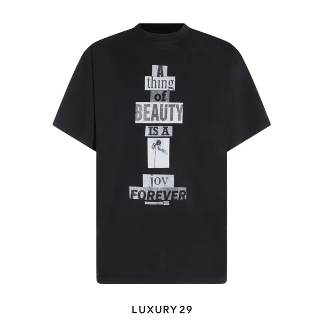 Balenciaga A Thing of Beauty oversized T-shirt Black