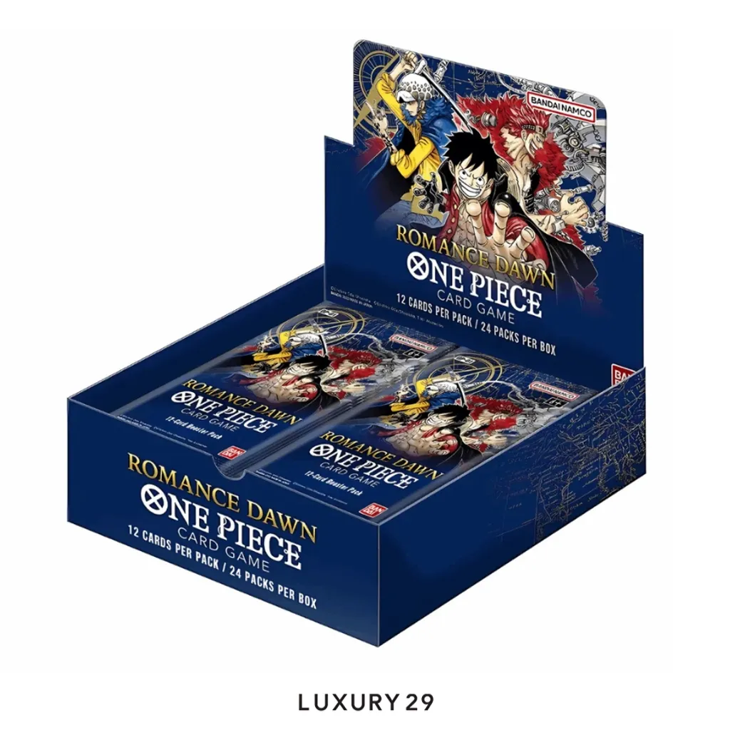 One Piece Romance Dawn Booster Box (Wave 1 - Blue Bottom) (OP01)(Small, Blue)