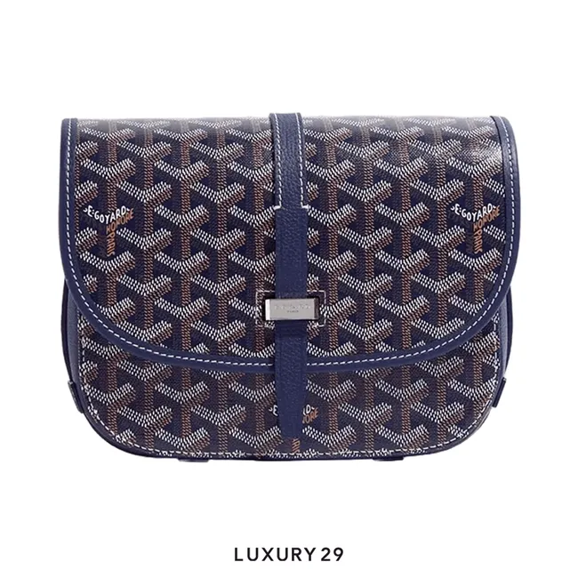 Goyard Belvedere PM Bag Navy Blue