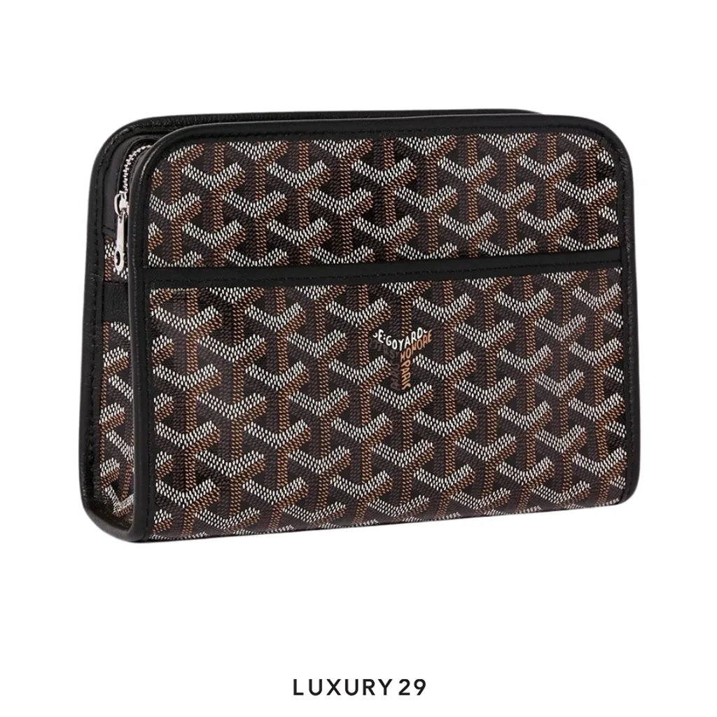 Goyard Jouvence PM Toiletry Bag Black(Small, Black)